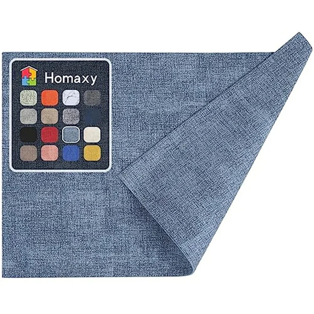 Kitinjoy PU-Leder Tischsets – Rutschfeste, hitzebeständige & wasserdichte Platzmatten aus Kunstleder für Esstisch, Küche & Schreibtisch (6er Set)