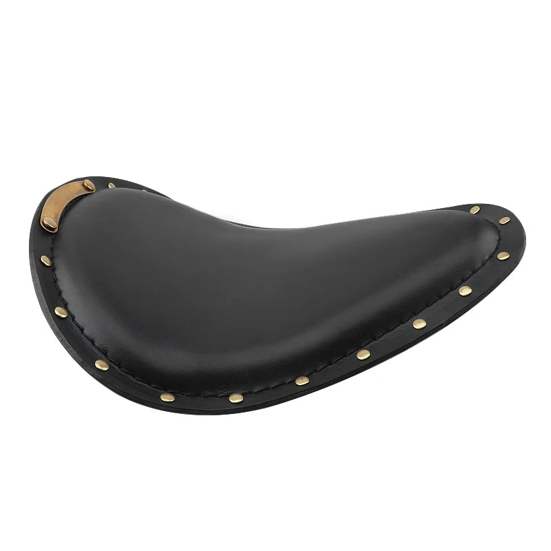 Retro Solo Motorradsitz aus PU Leder – Wasserdichter Einzelsitz für Bobber, Chopper & Custom Bikes