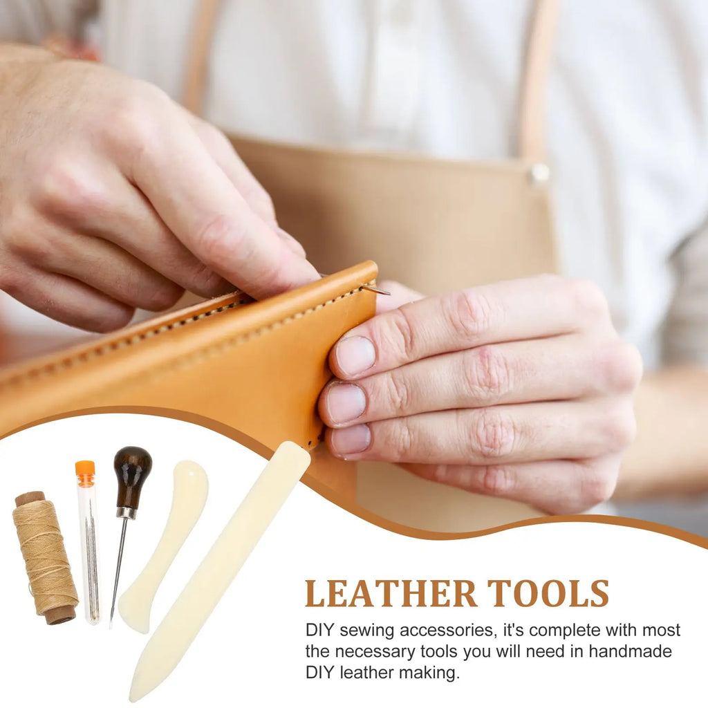 DIY Reliures &amp; Cuir Nähset – Ensembles d'outils et de travaux manuels pour reliures, travaux de cuir et réparations 