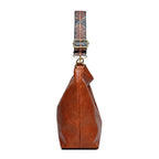 Unisex PU Tote Bag – Lässige Schultertasche mit Ethno-Riemen für Reisen & Fotografie