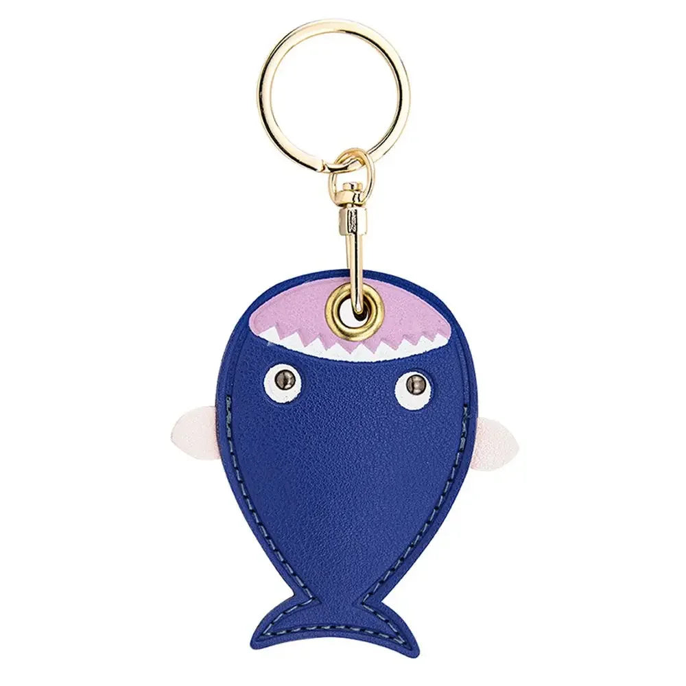 Leder Erdbeer- & Zitronen-Schlüsselanhänger – Verspielter Keychain als Taschen- & Autoanhänger, fruchtiger Bag Charm & Geschenkidee