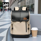 LEE Flip Leder-Rucksack Unisex – Großer Business & Freizeit Laptoprucksack (16 Zoll), wasserfest & leicht