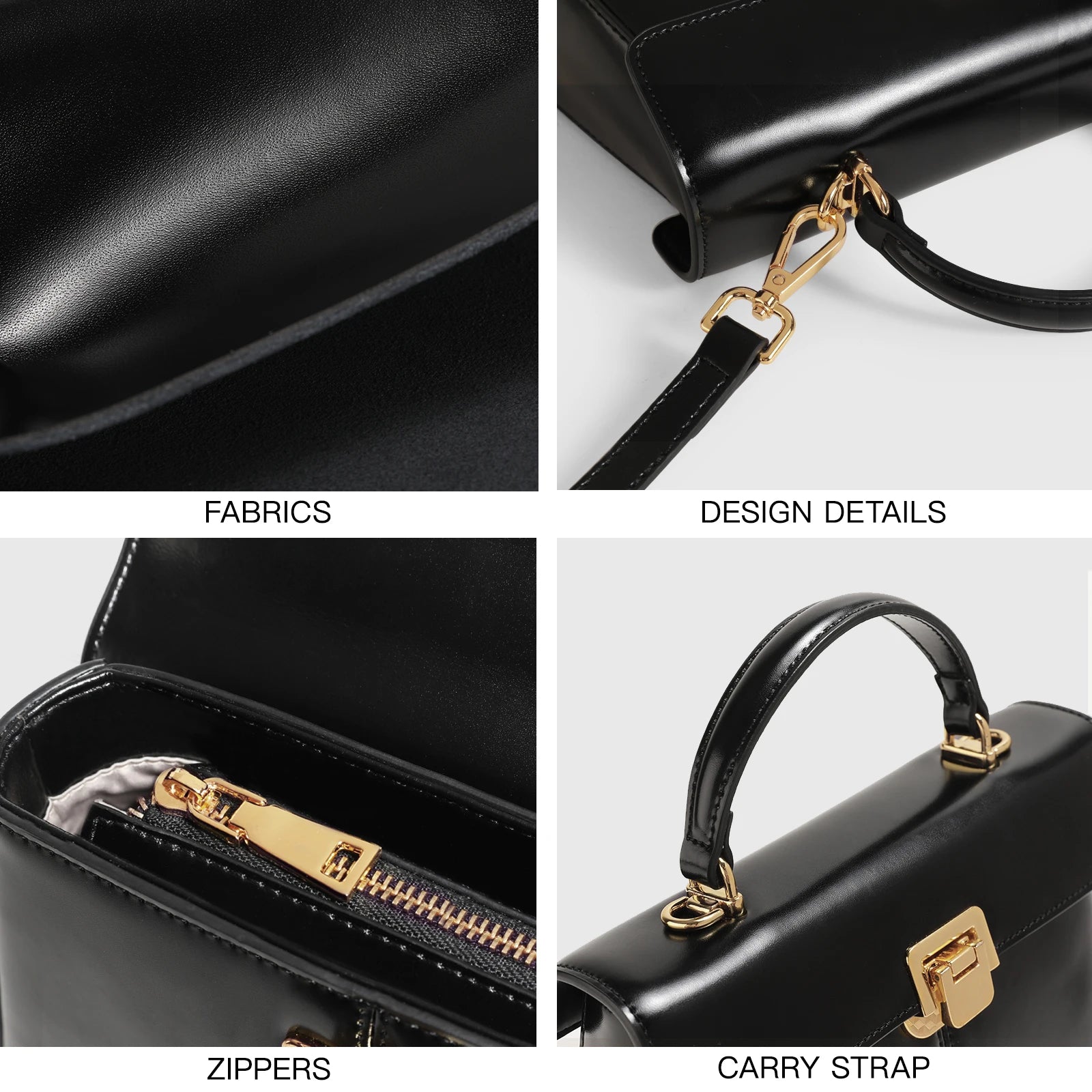 ITAMOOD Damen Echtleder Handtasche – Luxuriöse Crossbody Bag mit Schal-Detail, Modisch & Vielseitig