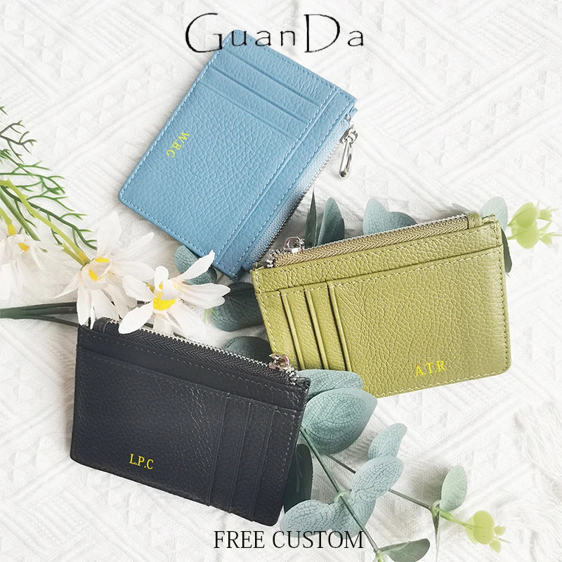 ISKYBOB Süße Damen Geldbörse aus PU-Leder – Kurze Wallet mit Reißverschluss & Druckknopf, Cartoon-Print, Kartenhalter & Münzfach