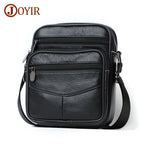 JOYIR Herren Leder Crossbody Bag – Trendige Casual Schultertasche aus Echtleder für Männer