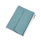 Pochette de voyage en toile pour carnet de notes et cartes de voyage – Pochette de rangement longue durée pour documents et articles de voyage