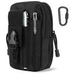 Taktische Handy Gürteltasche EDC - Riñonera compacta para exteriores con más bolsas para todos los días, usos y actividades 