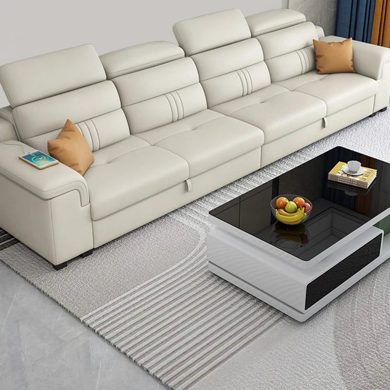 Modernes Designer Leder Ecksofa – Europäisches Luxus Lounge Sofa für Apartments, stilvolle Wohnräume & Gaming-Bereiche