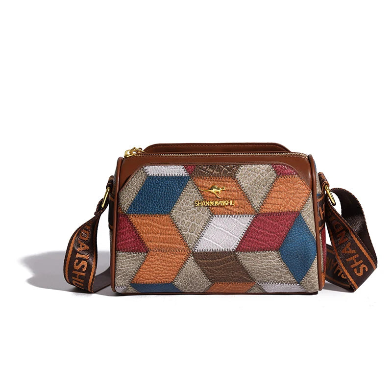 KMFFLY 2024 Luxus Damen-Schultertasche – Hochwertige Soft-Leder Crossbody Bag, Designer Handtasche mit großer Kapazität