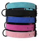 Personalisiertes Leder Hunde-Halsband & Leinen-Set – Gepolstertes, langlebiges Halsband mit Namensgravur für kleine, mittlere & große Hunde