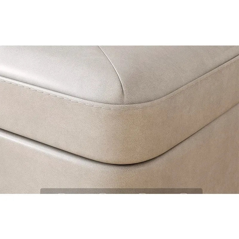 Kreativer Jelly Bean Lederhocker – Moderner Ottoman & Fußhocker für Wohnzimmer, Sofa & Flur