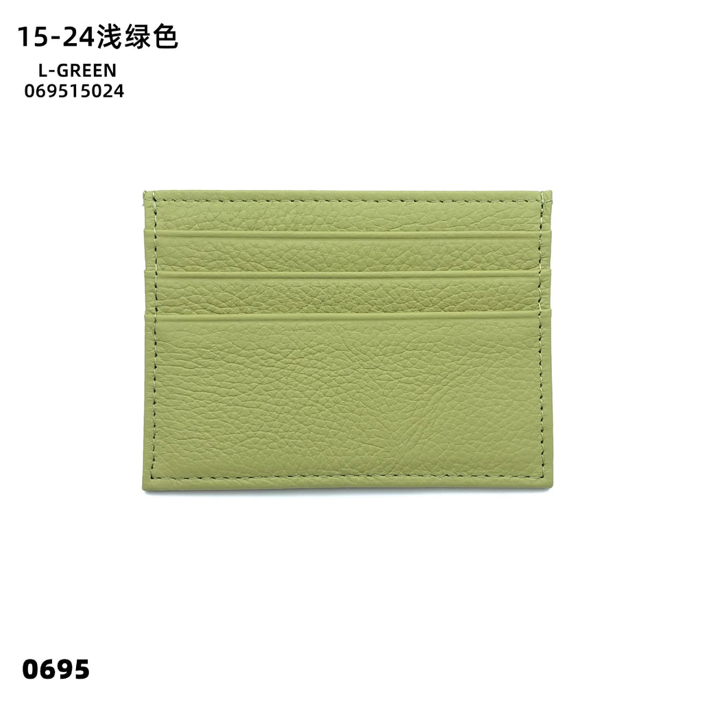 Personalisierter Leder Kartenhalter mit Initialen – Slim Wallet aus echtem Rindsleder für Damen &amp; Herren