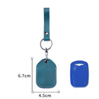 Personalisierbare Lederhülle für StarLine S96 & PIK Intercom – Premium Schutzcover aus Rindsleder für Alarm- & IC-Tags mit Schlüsselanhänger