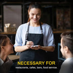 Leder Check Presenter für Restaurant &amp; Gastronomie – Eleganter Gästerechnungs- &amp; Kartenhalter 