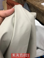 Dünnes weiches Kunstleder Meterware – Tissu en cuir PU élastique avec revêtement pour vêtements, sacs et projets de bricolage 