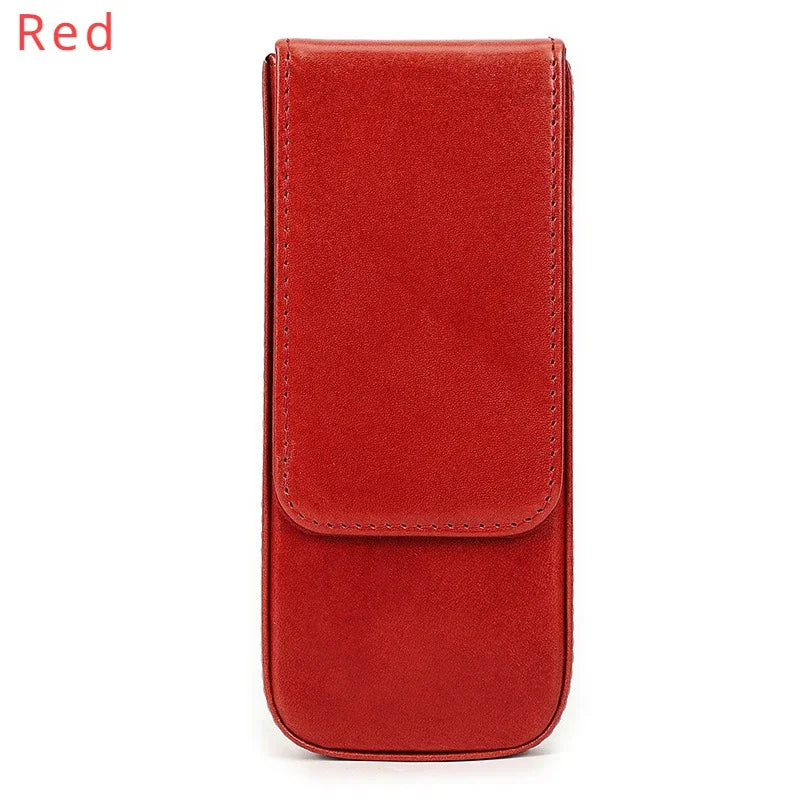 Luxuriöses Füllfederhalter-Etui en véritable cuir – Premium Stifteetui mit 2/3/6/12 Fächern für Büro &amp; Schule 