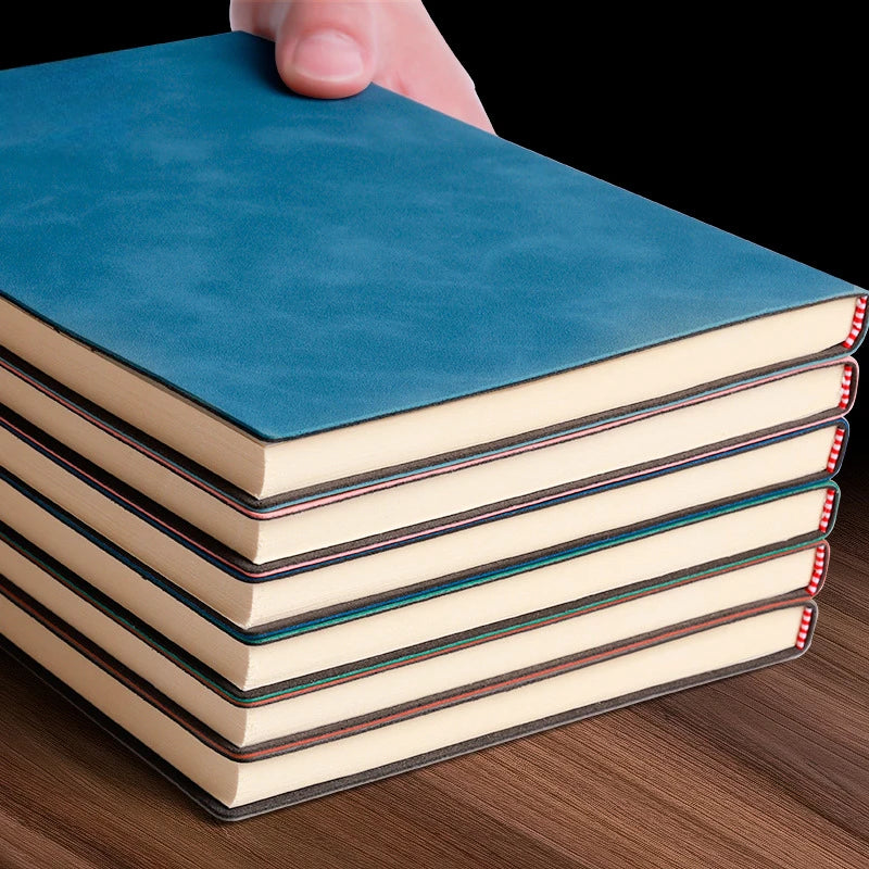 Elegantes A5 Leder-Notizbuch – Business & Bürojournal für Organisation und Stil