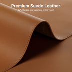 Tapis de bureau et tapis de souris en cuir PU pour bureau, bureau à domicile et école