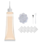 20 ml Kunstleder Reparatur Set – Färbe- &amp; Reparaturcreme mit Pinsel &amp; Spachtel für Autositze, Sofas &amp; Möbel 