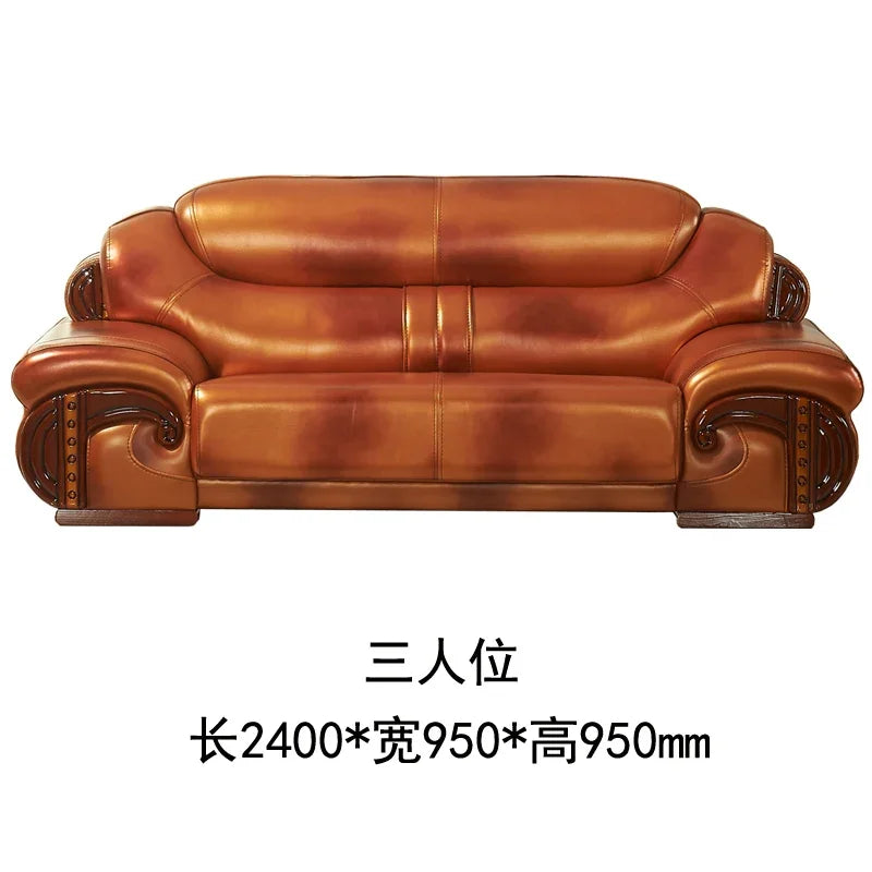 Luxus Leder-Wohnzimmersofa mit Schlaffunktion – Modernes, minimalistaisches Relax-Sofa mit Stauraum, elegantes Designer-Sofa für stilvolles Wohnen