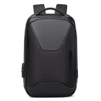 OZUKO BANGE Leder Business Rucksack Unisex – Diebstahlsicherer & wasserfester Laptoprucksack 15,6 Zoll für Arbeit & Schule