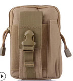 Taktische Handy Gürteltasche EDC - Riñonera compacta para exteriores con más bolsas para todos los días, usos y actividades 