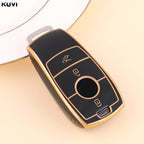 Étui de clé de voiture en TPU Goldene pour Mercedes-Benz – Étui de clé Edles pour modèles E, S, G-Klasse, GLC, CLA, GLB, GLS et AMG
