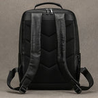 Luufan Herren Leder-Rucksack – 15,6 Zoll Laptop Backpack, Wasserdicht, Business & School Daypack aus Echtleder