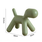 Nordischer Kinderstuhl im Hunde-Design – Niedlicher Dalmatiner Cartoon Stuhl aus Kunststoff für Kindergarten & Zuhause