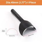 WUTA Basic Series Lederstanzen Set 5–11 tlg. – Halbmond- & Eckenstanzer aus Carbonstahl für Gürtel, Taschen & Riemenenden