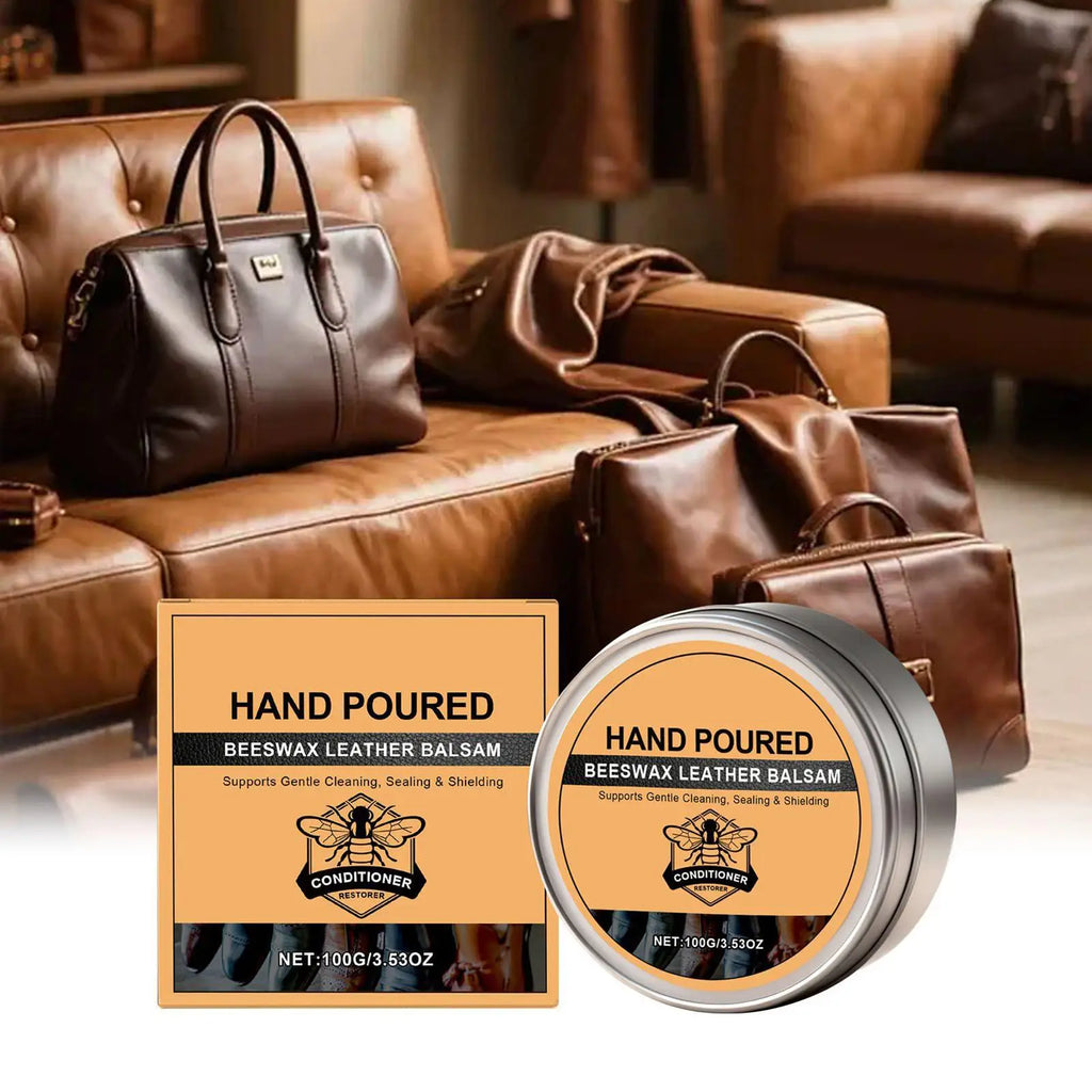 Leder Conditioner mit Bienenwachs – Pflege- & Detailbalsam für Jacken, Schuhe, Möbel, Taschen & Autositze