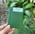 ISKYBOB Süße Damen Geldbörse aus PU-Leder – Kurze Wallet mit Reißverschluss & Druckknopf, Cartoon-Print, Kartenhalter & Münzfach