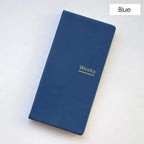 Elegantes Wochenplaner Notizbuch aus PU-Leder – Perfekt für Arbeit, Studium & Zeitmanagement