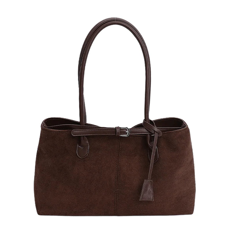 LEFTSIDE Damen PU-Leder Schultertasche – Retro Underarm Bag 2025, Luxus Casual Tote für Herbst & Winter