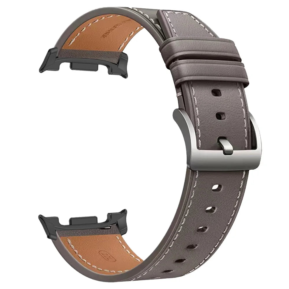 Leather Watch Strap For Samsung Galaxy Watch 8 40/44mm/ 8 Classic 46mm Adjustable Wrist Bands For Samsung Watch8 Bracelet Correa