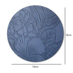 Runder Leder Untersetzer – Rutschfest, hitzeisolierend &amp; wasserdicht im Light-Luxury Design for Büro &amp; Couchtisch 