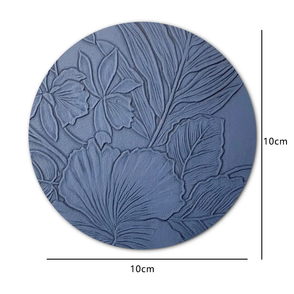 Runder Leder Untersetzer – Rutschfest, hitzeisolierend & wasserdicht im Light-Luxury Design für Büro & Couchtisch