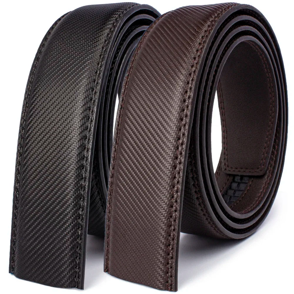Großer Leder-Gürtel ohne Schnalle – Hochwertiger Ledergürtel für Herren und Damen