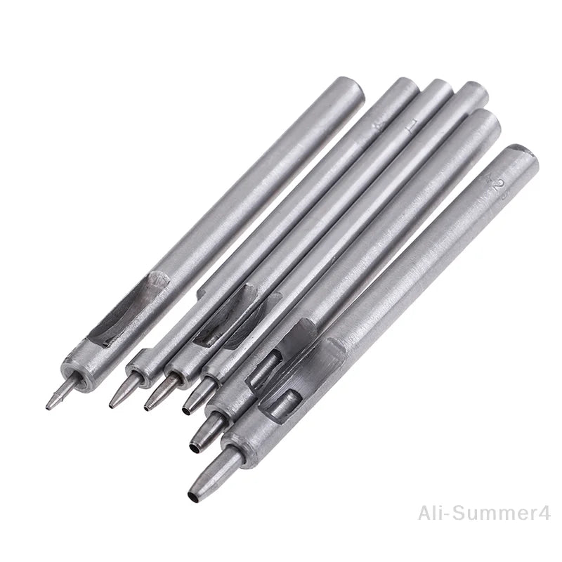 DIY Leder Lochstanzer – Präziser Rundloch-Hohlstanzer aus Stahl für Gürtel & Lederhandwerk (0,5–2,5 mm)