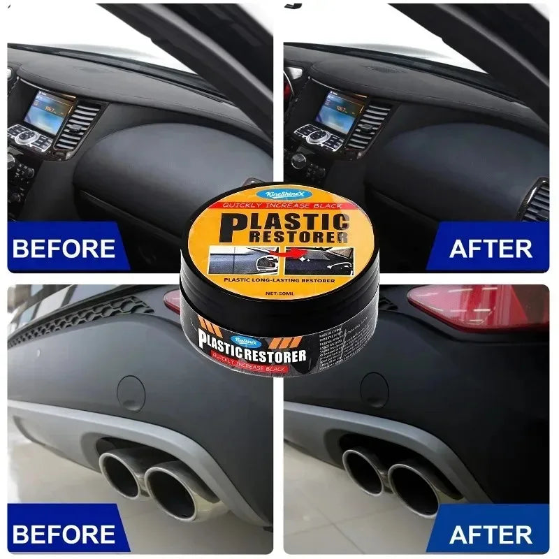 50 g Auto Innenraum Reparaturpaste – Kunststoff- & Leder Reparaturwachs für Armaturenbrett, Ledersitze & Pflege