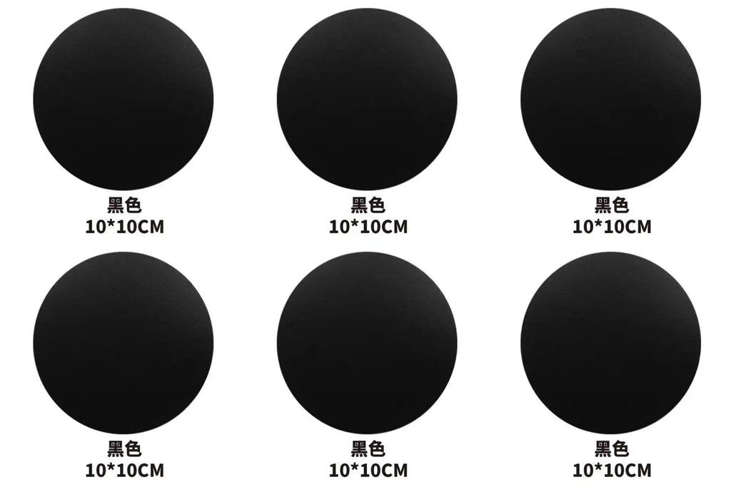 Runder Kunstleder Untersetzer – Wasserdicht & hitzebeständig, stilvolle Tassenunterlage im American Style für Kaffee & Tee