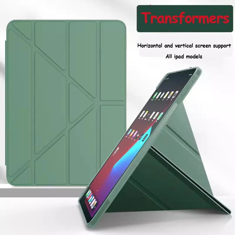 Y-Fold Leder Flip Case für iPad Mini, iPad Air & iPad Pro – Ultraschlanke Tablet Schutzhülle mit Standfunktion (11 Zoll)