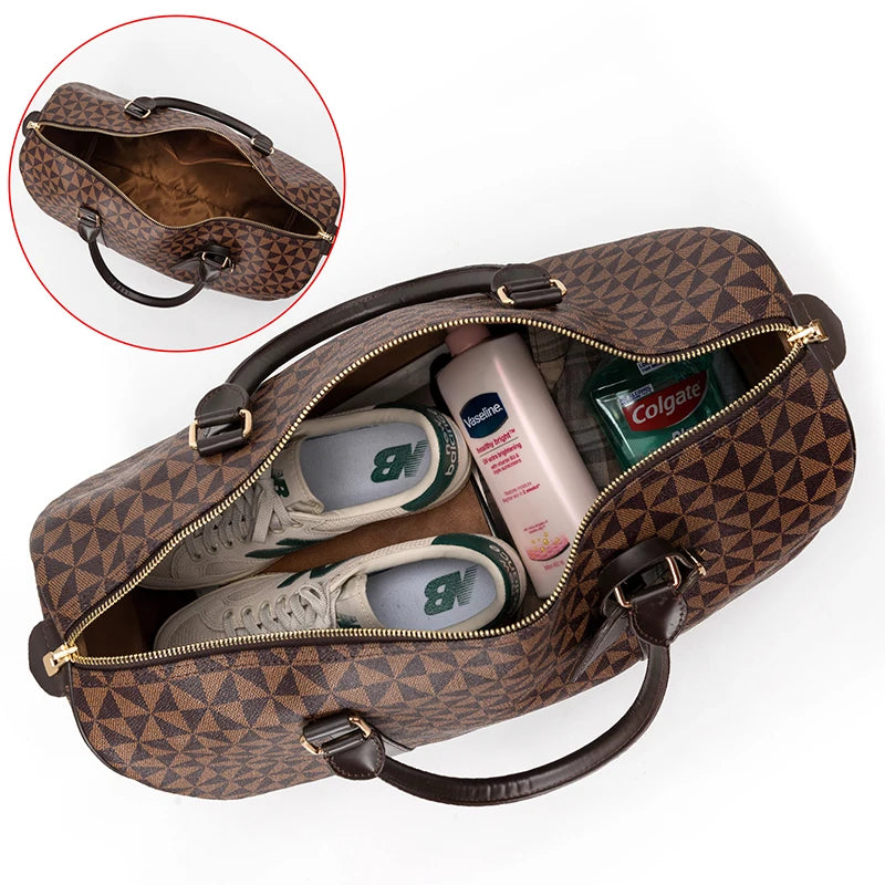 GOYN Vintage Große Reisetasche – Unisex Travel Duffle & Tote Bag mit viel Stauraum, Carry-on Weekender für Flugzeug, Gym & Arbeit