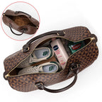 GOYN Vintage Große Reisetasche – Unisex Travel Duffle & Tote Bag mit viel Stauraum, Carry-on Weekender für Flugzeug, Gym & Arbeit