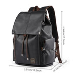 MATE ELAN Herren Leder Business Rucksack – Großer Laptoprucksack 15,6 Zoll mit USB-Anschluss, wasserfest & alltagstauglich