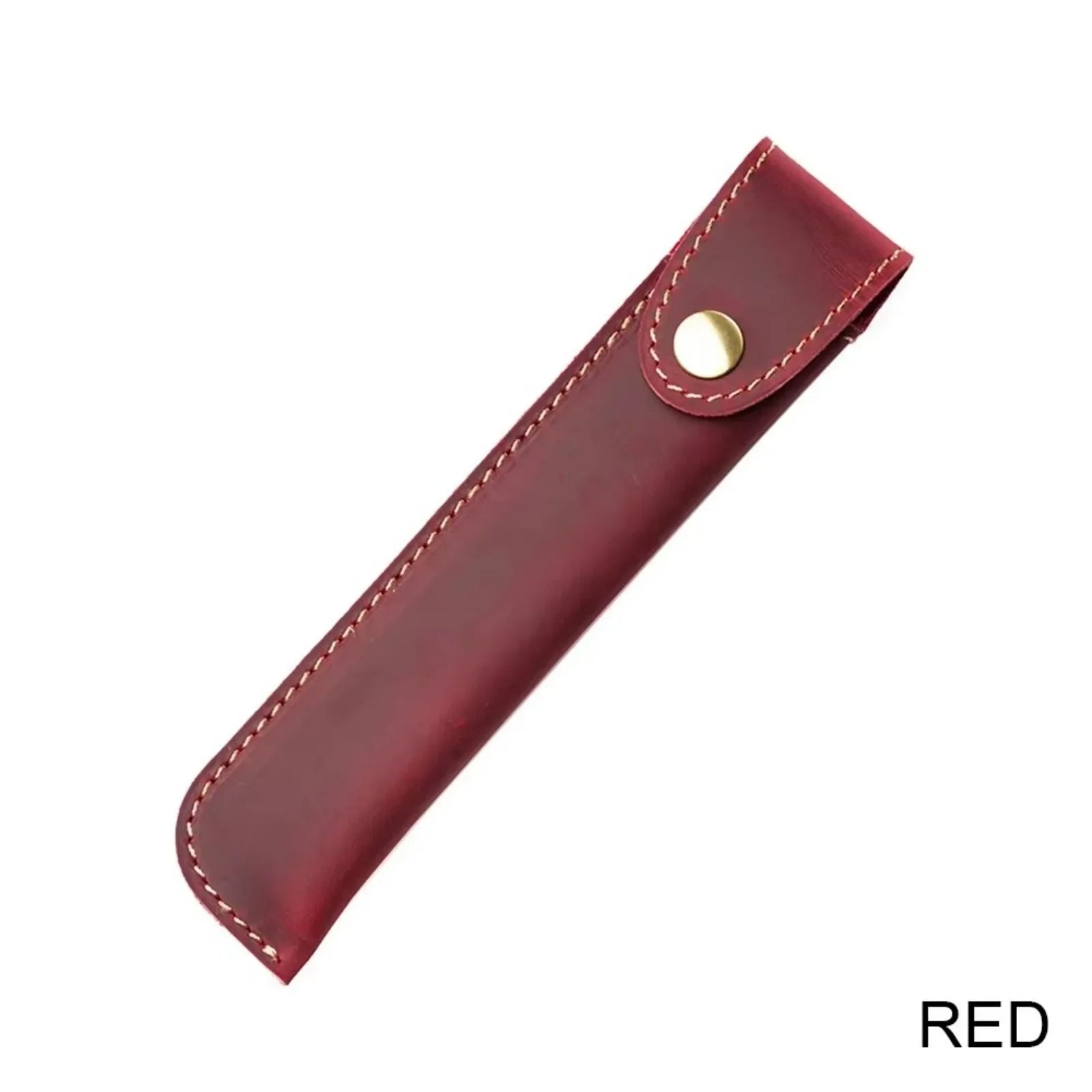 Handgefertigtes Leder Stifteetui im Vintage-Stil – Echtes Leder Pen Sleeve für Travel Notebook, Journals & Füller