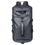 Gym Travel Backpack aus Kunstleder – Vielseitige Unisex Sport- & Reisetasche mit Schuhfach, wandelbarer Fitness Weekender & Schultertasche