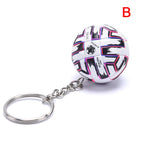 PU-Leder 3D Fußball Schlüsselanhänger – Sportlicher Keychain & Taschenanhänger für Damen, Herren & Fußballfans