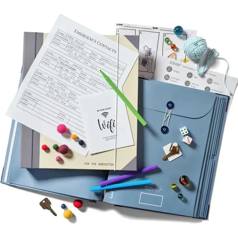 A4 Leder Akkordeon Dokumentenmappe – Binder Pocket File Organizer & Reise Portfolio für wichtige Unterlagen