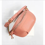 MAHEU Damen Echtleder Bauchtasche – Sportliche Fanny Pack & Chest Bag für Outdoor, Reisen und Alltag